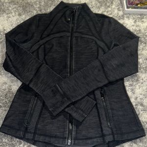 Black grey-ish Lululemon jacket (I took the tag off but I know it’s a size 10)